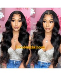 Lucy12-Wear and Go Wig Virgin Human Hair Pre Cut HD Lace Wig body wave