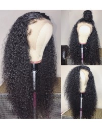 Marie-Brazilian virgin deep curly lace front wig